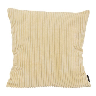 NOVÉE Corduroy Beige Kussenhoes | 45x45 cm | Polyester