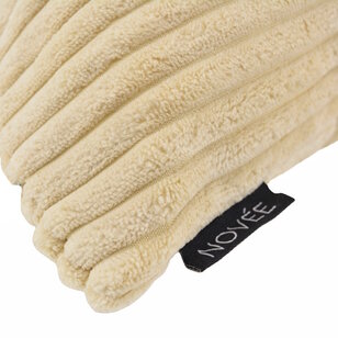 Corduroy Beige Kussenhoes | 45x45 cm | Polyester