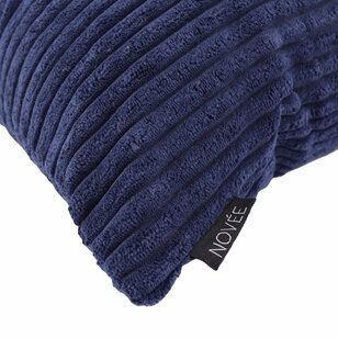 Corduroy Donkerblauw Kussenhoes | 45x45 cm | Polyester