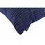 Corduroy Donkerblauw Kussenhoes | 45x45 cm | Polyester