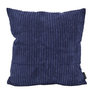 Sierkussen Corduroy Donkerblauw | 45 x 45 cm | Polyester
