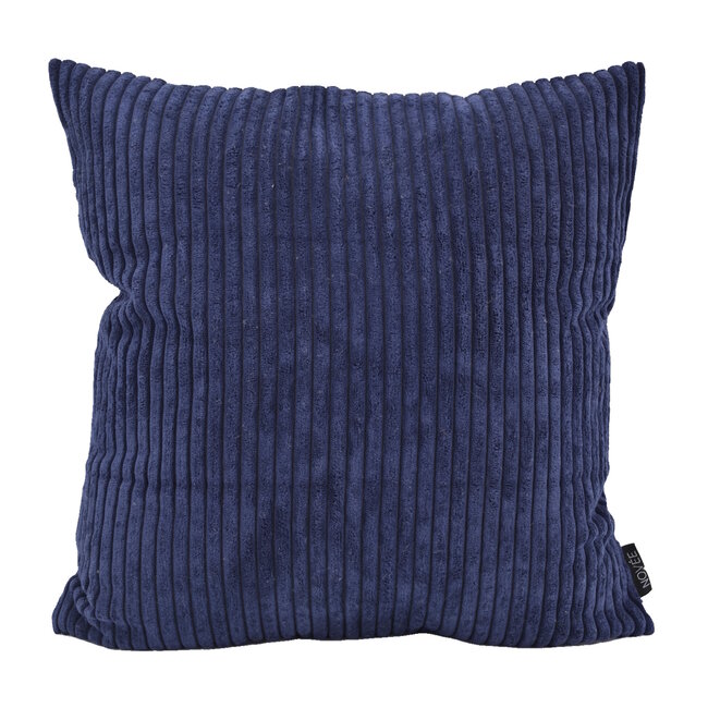 Sierkussen Corduroy Donkerblauw | 45 x 45 cm | Polyester