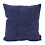 Sierkussen Corduroy Donkerblauw | 45 x 45 cm | Polyester
