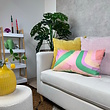 Sierkussen Retro Waves | 30 x 50 cm | Katoen/Polyester