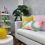 Sierkussen Corduroy Geel | 45 x 45 cm | Polyester