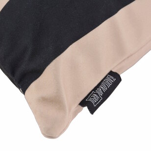 Streep Zwart/Beige Kussenhoes | 45x45 cm | Katoen/Polyester