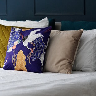 Velvet Beige Kussenhoes | 45x45 cm | Polyester