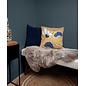 Corduroy Donkerblauw Kussenhoes | 45x45 cm | Polyester