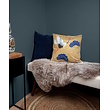 Sierkussen Corduroy Donkerblauw | 45 x 45 cm | Polyester