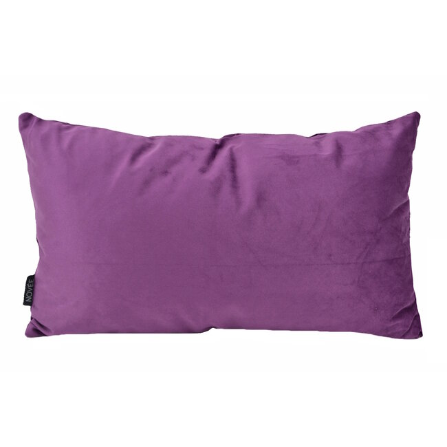 Velvet Cross Paars Kussenhoes | 30x50 cm | Velvet/Polyester