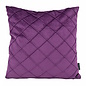 Velvet Cross Paars Kussenhoes | 45x45 cm | Velvet/Polyester