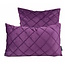 Velvet Cross Paars Kussenhoes | 45x45 cm | Velvet/Polyester