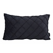 Sierkussen Velvet Cross Zwart | 30 x 50 cm | Velvet/Polyester