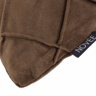 Sierkussen Velvet Cross Bruin | 45 x 45 cm | Velvet/Polyester