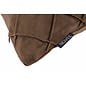 Sierkussen Velvet Cross Bruin | 45 x 45 cm | Velvet/Polyester