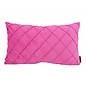 Velvet Cross Roze Kussenhoes | 30x50 cm | Velvet/Polyester