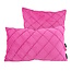 Velvet Cross Roze Kussenhoes | 45x45 cm | Velvet/Polyester