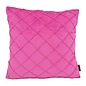 Velvet Cross Roze Kussenhoes | 45x45 cm | Velvet/Polyester