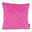 Sierkussen Velvet Cross Roze | 45 x 45 cm | Velvet/Polyester