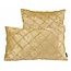 Velvet Cross Gold Kissenbezug | 45x45 cm | Samt/Polyester
