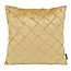 NOVÉE Velvet Cross Goud Kussenhoes | 45x45 cm | Velvet/Polyester