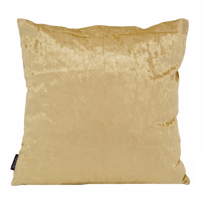 Velvet Cross Gold Kissenbezug | 45x45 cm | Samt/Polyester