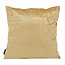 Velvet Cross Goud Kussenhoes | 45x45 cm | Velvet/Polyester