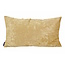 Velvet Cross Goud Kussenhoes | 30x50 cm | Velvet/Polyester