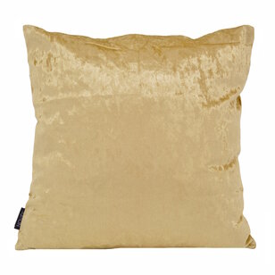 Sierkussen Velvet Cross Goud | 45 x 45 cm | Velvet/Polyester