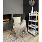 Corduroy Beige Kussenhoes | 45x45 cm | Polyester