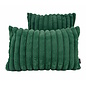 Rosie Rib Groen Kussenhoes | 45x45 cm | Polyester