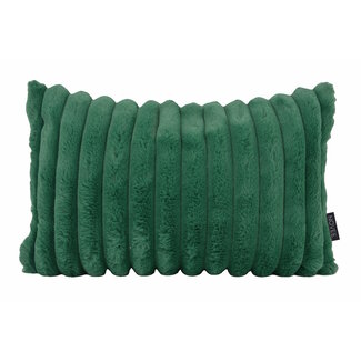 NOVÉE Rosie Rib Grün Kissenbezug | 30x50 cm | Polyester