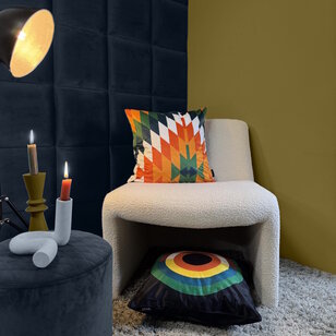 Velvet Retro #3 Kussenhoes | 45x45 cm | Polyester