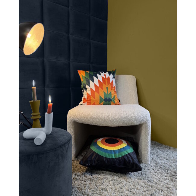 Velvet Retro #3 | 45 x 45 cm | Kussenhoes | Polyester