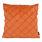 Velvet Cross Terracotta Kussenhoes | 45x45 cm | Velvet/Polyester