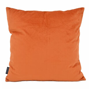 Velvet Cross Terracotta Kissenbezug | 45x45 cm | Samt/Polyester