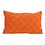 NOVÉE Velvet Cross Terracotta Kissenbezug | 30x50 cm | Samt/Polyester