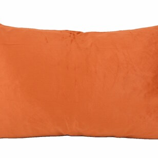 Velvet Cross Terracotta Kussenhoes | 30x50 cm | Velvet/Polyester