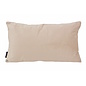 Sierkussen Velvet Cross Beige | 30 x 50 cm | Velvet/Polyester