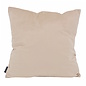 Sierkussen Velvet Cross Beige | 45 x 45 cm | Velvet/Polyester