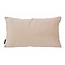 Velvet Cross Beige Kussenhoes | 30x50 cm | Velvet/Polyester