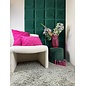 Velvet Cross Roze Kussenhoes | 30x50 cm | Velvet/Polyester