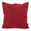 NOVÉE Corduroy Donkerrood Kussenhoes | 45x45 cm | Polyester
