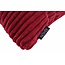 Corduroy Dunkelrot Kissenbezug | 45x45 cm | Polyester