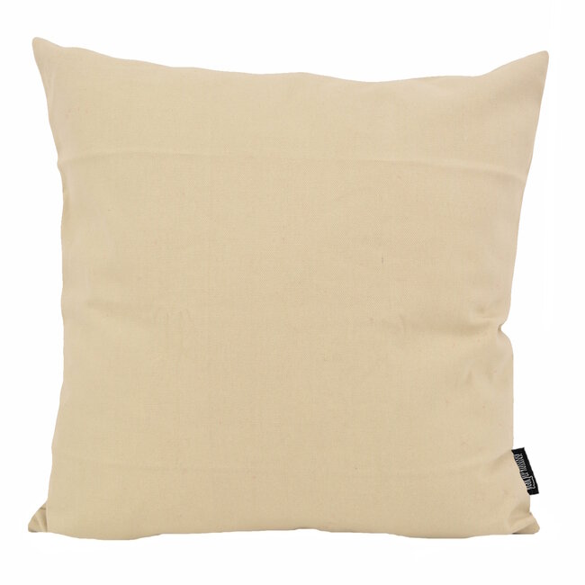 Sierkussen Uni Beige | 45 x 45 cm | Katoen/Polyester