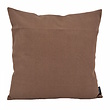 Uni Donkerbruin Kussenhoes | 45x45 cm | Katoen/Polyester