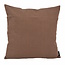 Uni Donkerbruin Kussenhoes | 45x45 cm | Katoen/Polyester