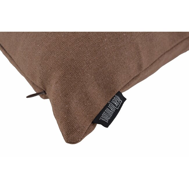 Sierkussen Uni Donkerbruin | 45 x 45 cm | Katoen/Polyester