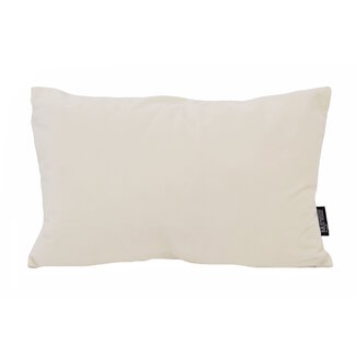 Gek op kussens! Velvet Crème Kissenbezug | 30x50 cm | Polyester