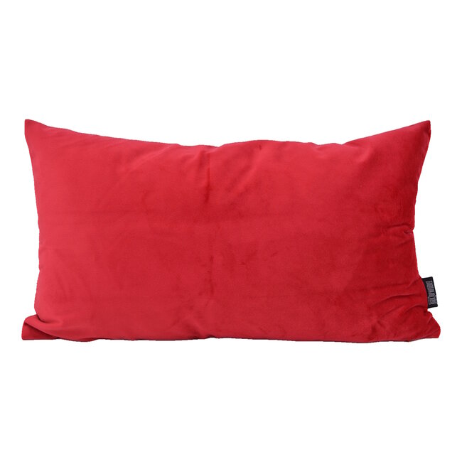 Velvet Rood Long | 30 x 50 cm | Kussenhoes | Polyester